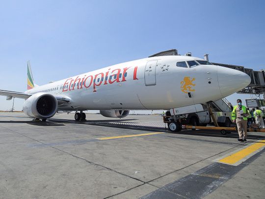 Ethiopian Airlines Boeing 737 Max 8 plane