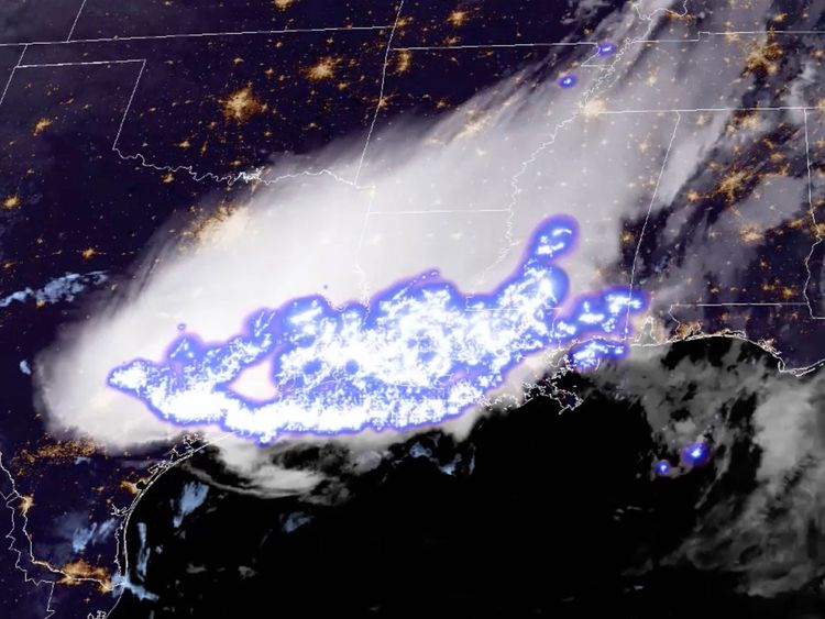 World record 770km lightning ‘mega flash’ confirmed over the US