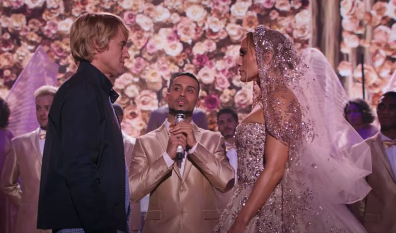 Owen Wilson and Jennifer Lopez in 'Marry Me'