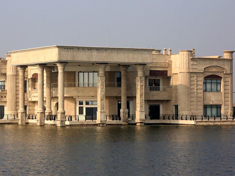 Saddam Hussein's palace complex near Baghdad International Airport. 