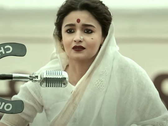 Alia Bhatt in the 'Gangubai Kathiawadi' trailer.
