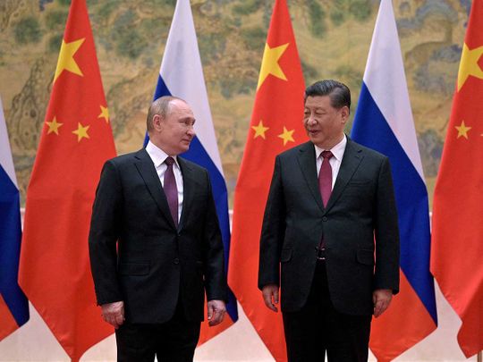 Russian President Vladimir Putin Chinese President Xi Jinping