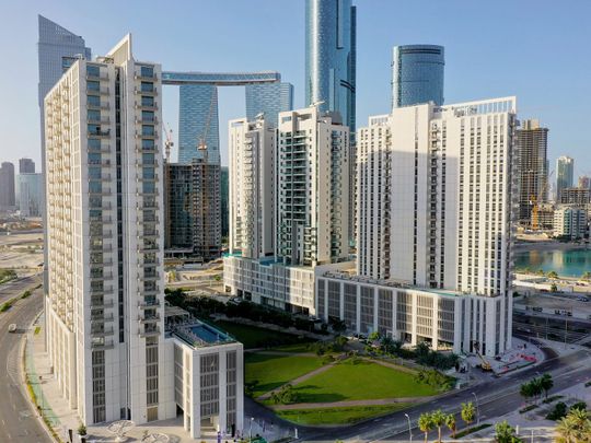 Stock - Aldar (Reflections on Reem Island)