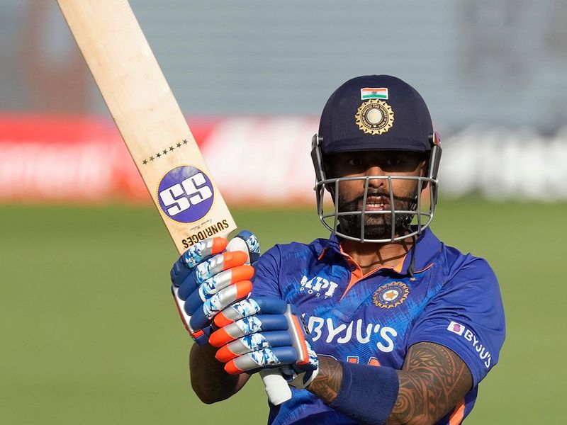India's Suryakumar Yadav in action against West Indies