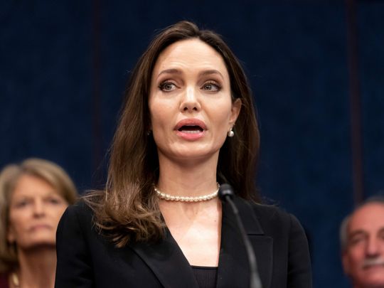 Hollywood Actress Angelina Jolie Advocates For Us Domestic Violence Law