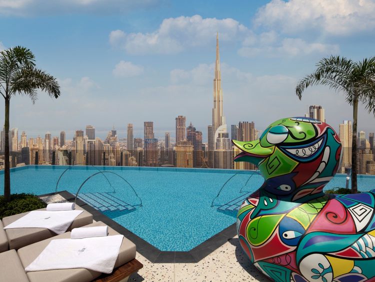 Stock - Luxury tower SLS Dubai