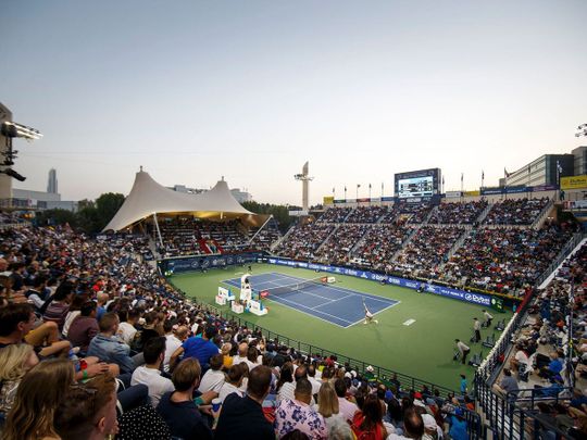 The Dubai Duty Free Tennis Stadium will be at full capacity for the DDFTC 2022