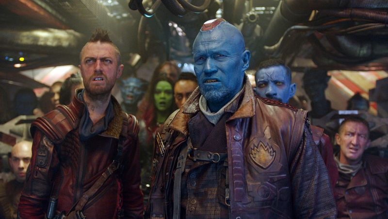 Michael Rooker (r) in the 'Guardians of the Galaxy' franchise
