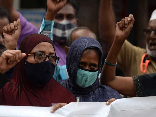 hijab protest india