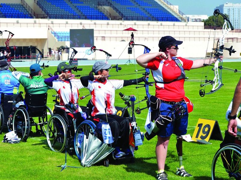 The World Archery Para Championships takes place at Dubai Club for People of Determination