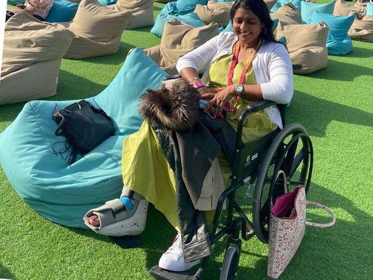 Navigating Expo 2020 Dubai on a wheelchair