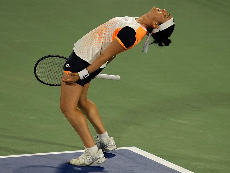 Simona Halep Ons Jabeur Dubai Duty Free Tennis Championships