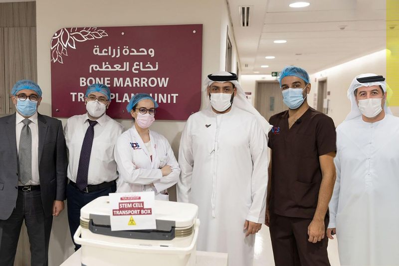 Team behind the procedure at Burjeel Medical City