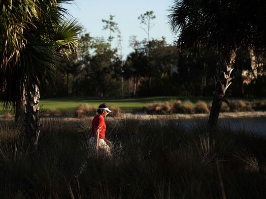 Bernhard Langer during the Chubb Classic 