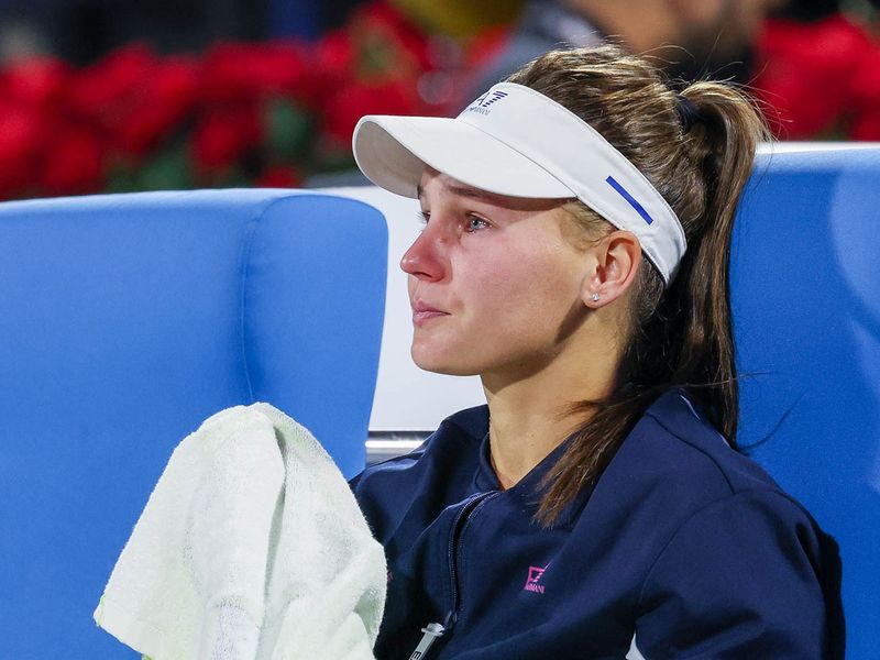 Jelena Ostapenko defeats Veronika Kudermetova in the Dubai Duty Free Tennis Championships 