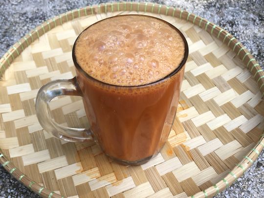 Teh Tarik or Pulled Tea