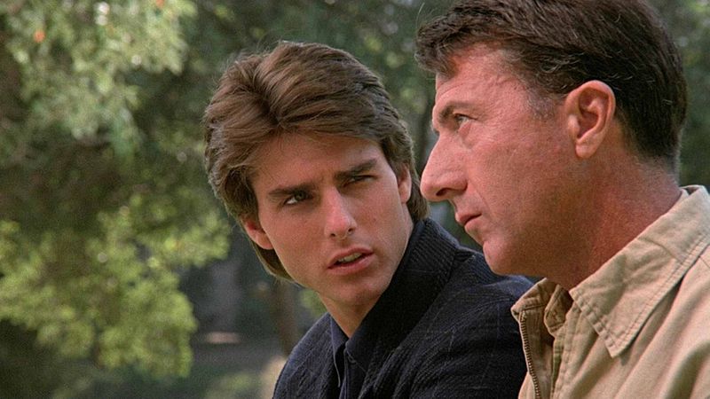 Tom Cruise and Dustin Hoffman in 'Rain Man' (1988)