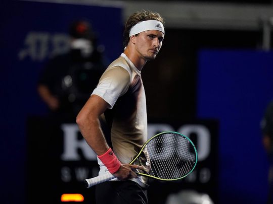Alexander Zverev of Germany was kicked out of the ATP 500 event in Mexico