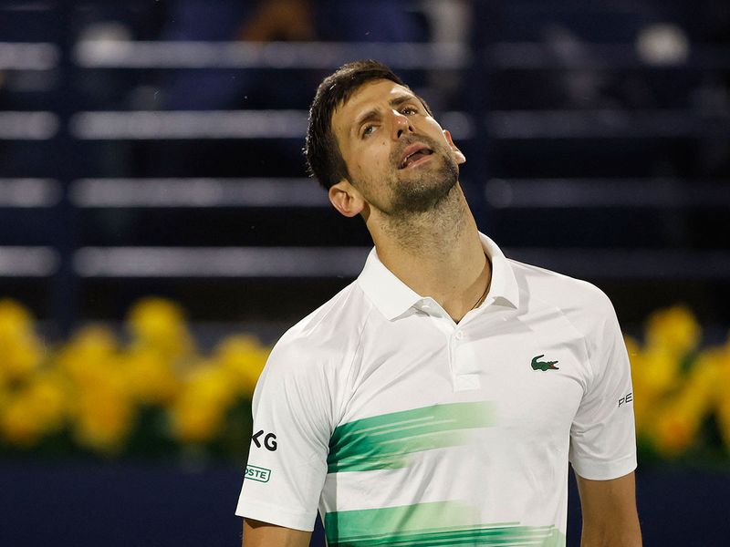 Djokovic crashed out in Dubai