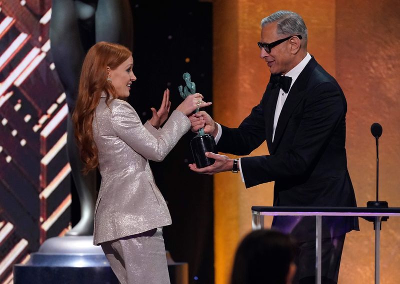 Jessica Chastain wins SAG top honour as Best Actress