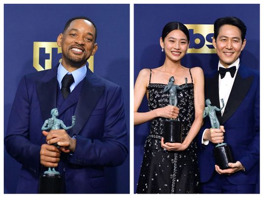 Will Smith and 'Squid Game' stars Lee Jung-jae and Jung Ho-yeon