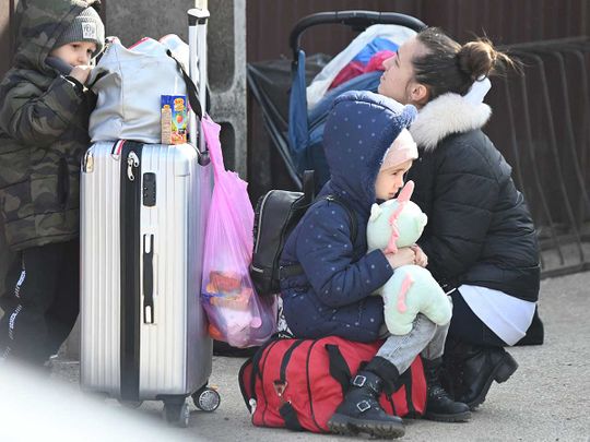 Ukraine refugees Hungary