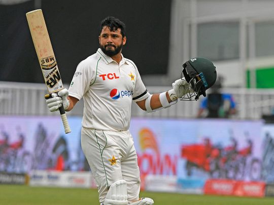 Cricket - Azhar Ali after his century