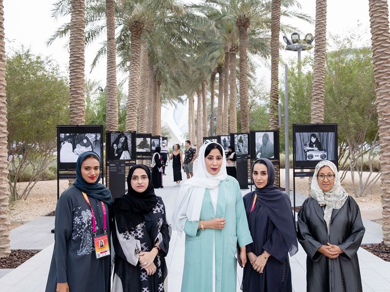 Mona Al Marri at Emirati Faces at Expo 2020 Dubai