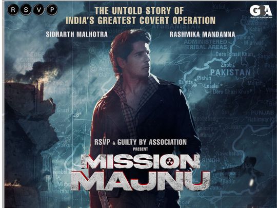 A poster of Mission Majnu