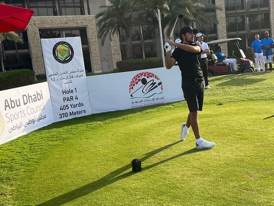 Ahmad Skaik shot a 73 for the UAE 