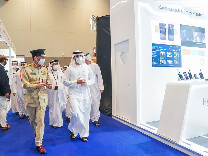 Sheikh Hamdan bin Mohammed bin Rashid Al Maktoum at World Police Summit at Expo 2020 Dubai