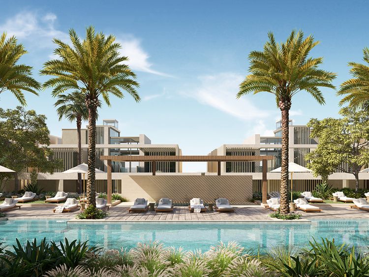 Six Senes Residences The Palm, Dubai - Garden Pool