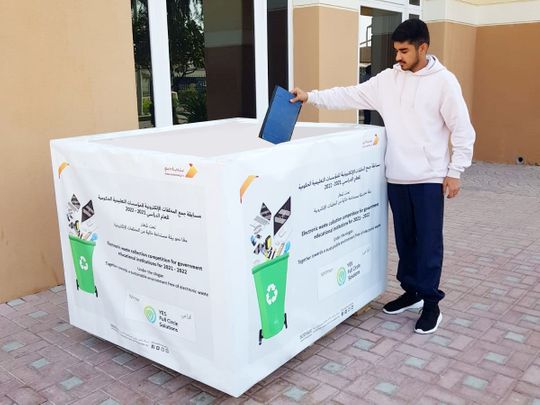 Dubai Municipality E-waste Collection Competition 2022