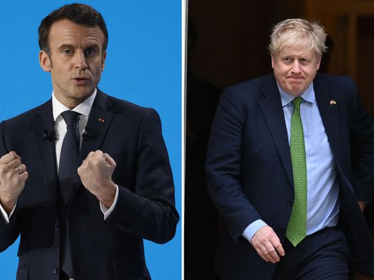 Macron and Johnson 