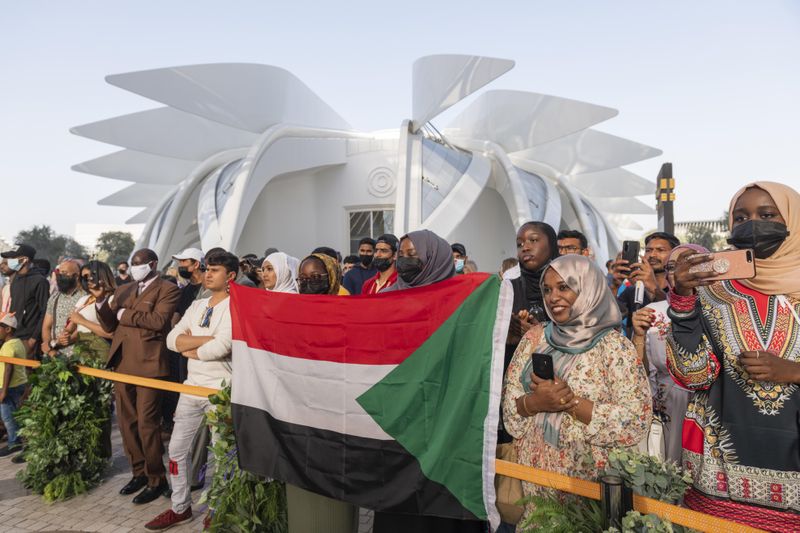 Visitors during the Sudan National Day Ceremony at Al Wasl_Large Image_m66754-1647937394658