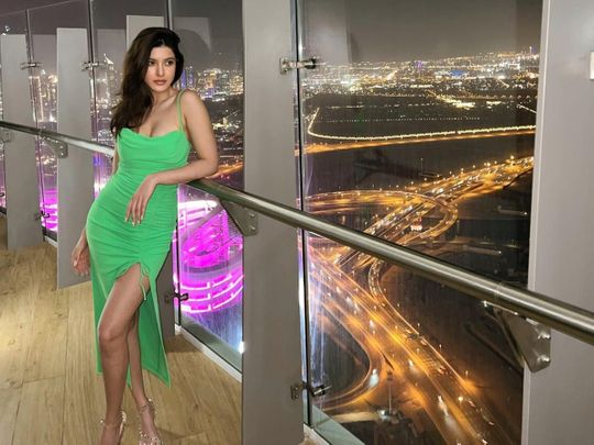 Shanaya Kapoor in Dubai