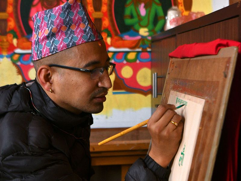 NEPAL-ART-RELIGION-BUDDHISM