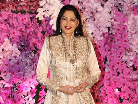 Actress Simi Garewal in Mumbai on March 10, 2019