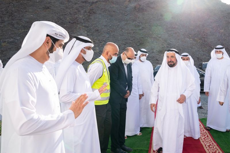 Sharjah Ruler inspects Al Hafiya Rest Area project