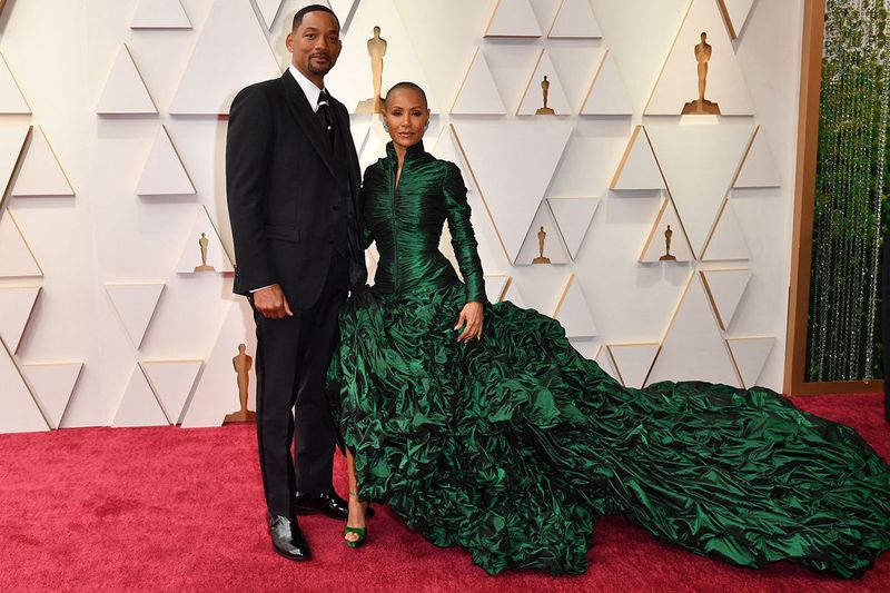  In this file photo taken on March 27, 2022 US actor Will Smith(L) and Jada Pinkett Smithattend the 94th Oscars at the Dolby Theatre in Hollywood, California. - 