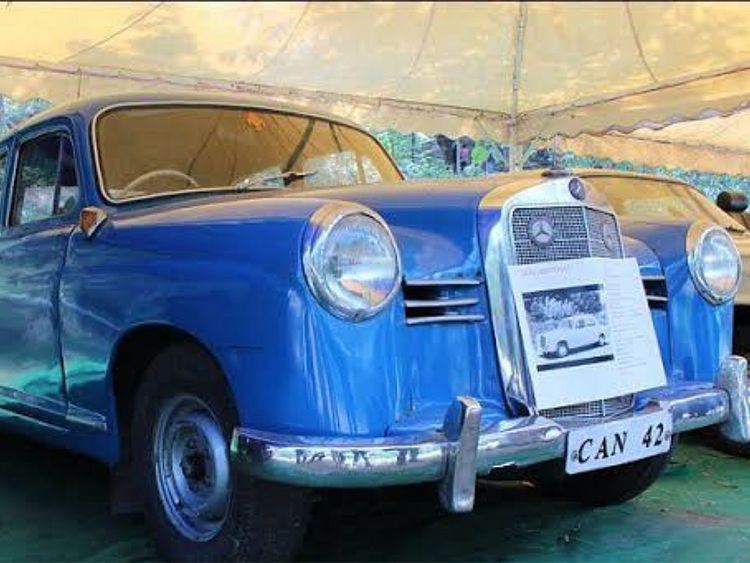 1955 Mercedes of Travancore Royals now with Yusuf Ali India