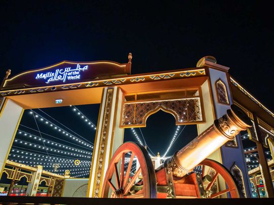 Ramadan nights at Global Village includes the firing of the traditional cannon