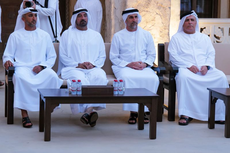 Ramadan well wishers at Shindagha Majlis in Dubai