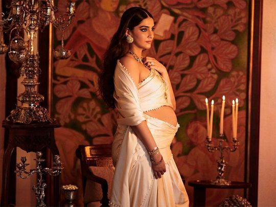 Pregnant Bollywood star Sonam Kapoor slays royal look in new maternity  photoshoot