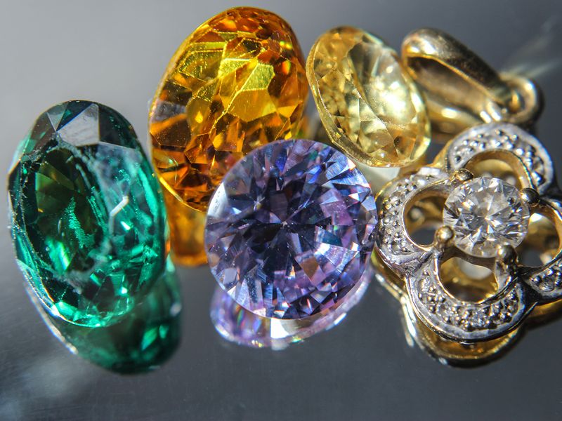 coloured sapphire