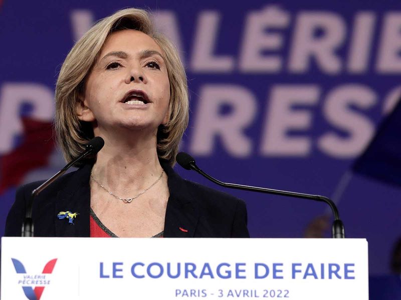 French conservative candidate Valerie Pecresse