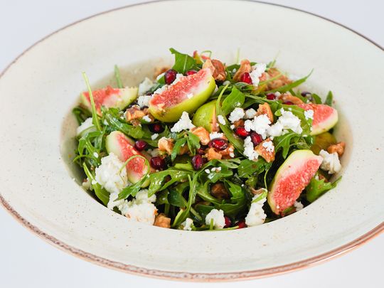 Rocket fig salad