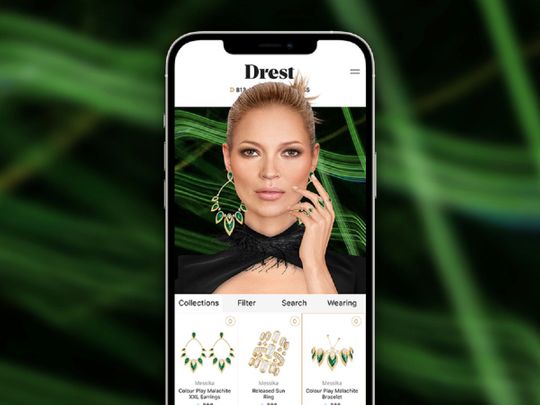 Users can adorn Kate Moss’s avatar with pieces from her Messika By Kate Moss collection until April 11.