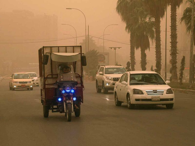  sandstorm in Arbil