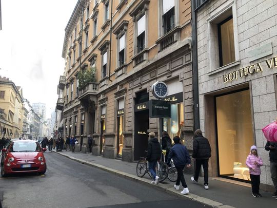 Milan’s Quadrilatero D’Oro, also called Quadrilatero Della Moda, literally meaning the fashion square. 